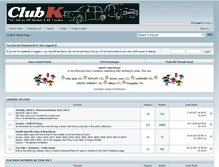 Tablet Screenshot of club-k.co.nz
